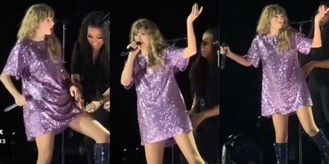 Taylor Swift Had a Wardrobe Malfunction at Eras Show